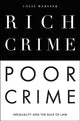 Book cover of: Rich Crime, Poor Crime. By: Colin Webster
