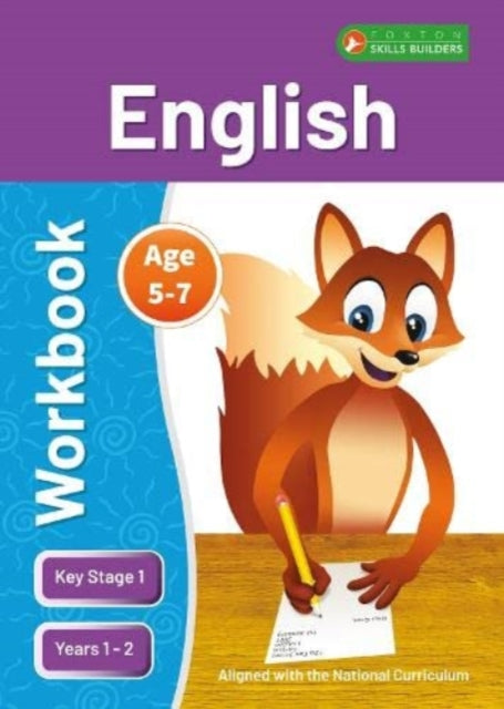 Book cover of: KS1 English Workbook for Ages 5-7 (Years 1 - 2) Perfect for learning at home or use in the classroom