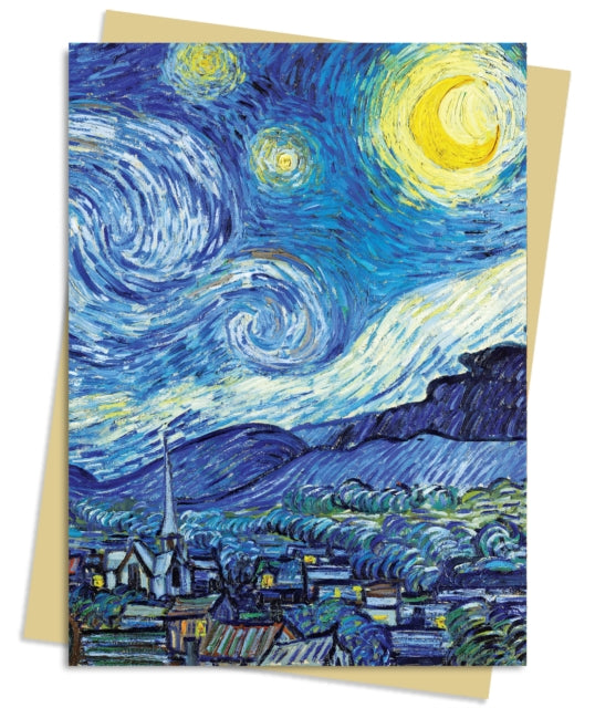 Book cover of: Vincent van Gogh: The Starry Night Greeting Card Pack. By: Flame Tree Studio