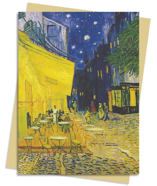 Book cover of: Vincent van Gogh: Cafe Terrace Greeting Card Pack. By: Flame Tree Studio