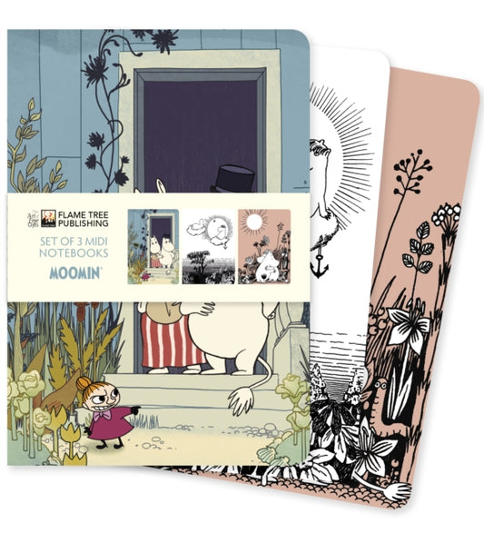 Moomin Set of 3 Midi Notebooks 9781839647581 Flame Tree Studio