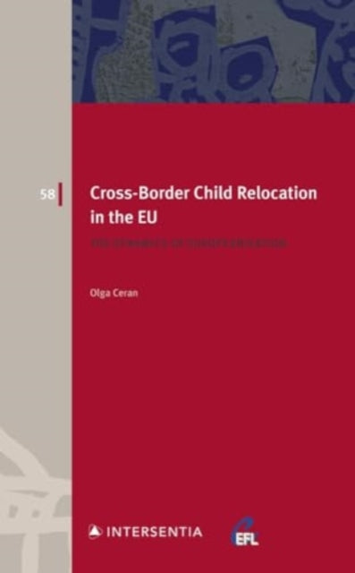 Book cover of: Cross-border Child Relocation in Eu. By: Olga Ceran