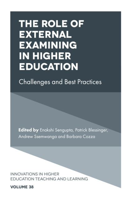 Book cover of: Role of External Examining in Higher Education. By: Enakshi Sengupta