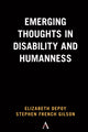 Book cover of: Emerging Thoughts in Disability and Humanness. By: Elizabeth DePoy