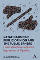 Book cover of: Datafication of Public Opinion and the Public Sphere. By: Slavko Splichal