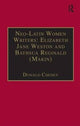 Book cover of: Neo-Latin Women Writers: Elizabeth Jane Weston and Bathsua Reginald (Makin)