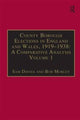 Book cover of: County Borough Elections in England and Wales, 1919–1938: A Comparative Analysis. By: Sam Davies