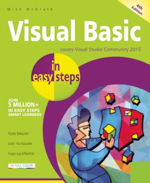 Book cover of: Visual Basic in easy steps. By: Mike McGrath