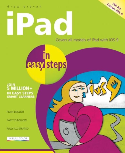 Book cover of: iPad in easy steps. By: Drew Provan