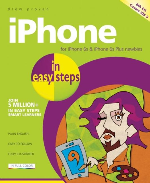 Book cover of: iPhone in easy steps. By: Drew Provan