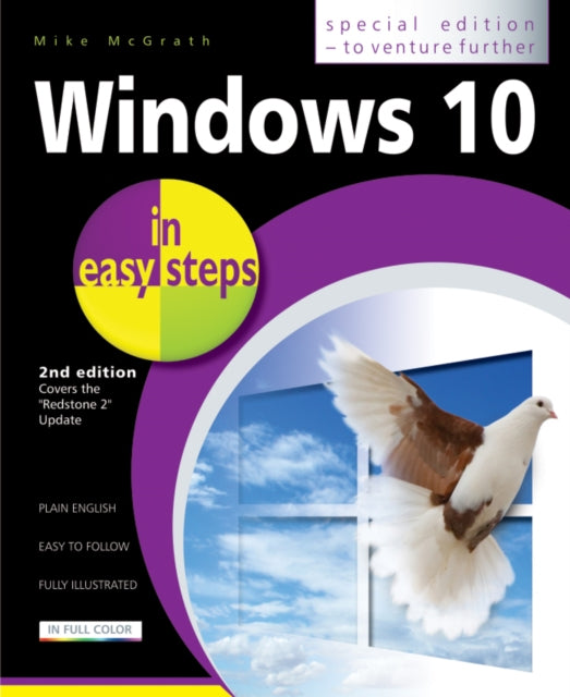 Book cover of: Windows 10 in easy steps - Special Edition. By: Mike McGrath