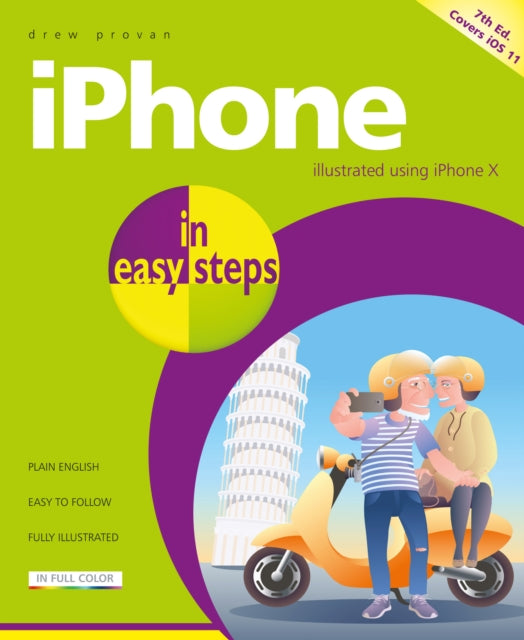Book cover of: iPhone in easy steps, 7th Edition. By: Drew Provan
