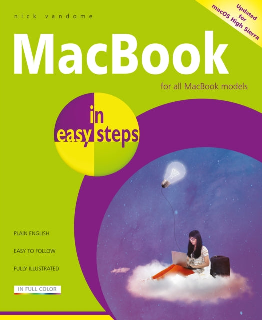 Book cover of: MacBook in easy steps, 6th Edition. By: Nick Vandome