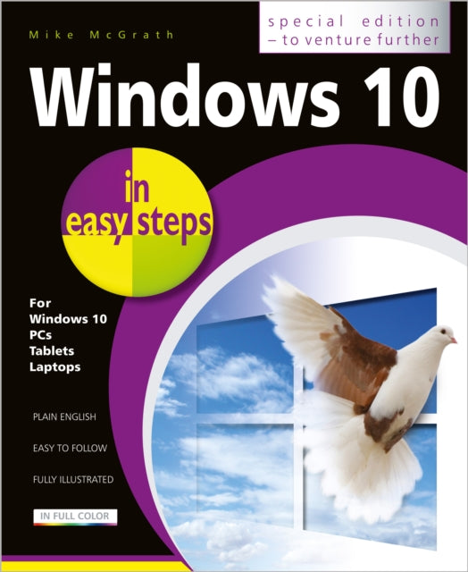 Book cover of: Windows 10 in easy steps - Special Edition. By: Mike McGrath