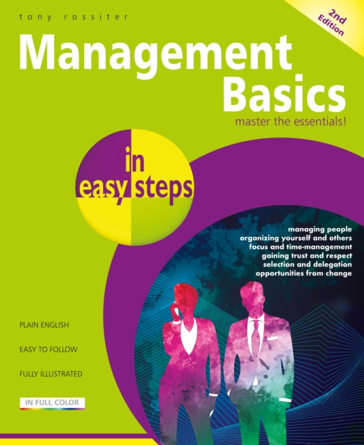 Book cover of: Management Basics in easy steps. By: Tony Rossiter