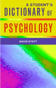 Book cover of: Student's Dictionary of Psychology