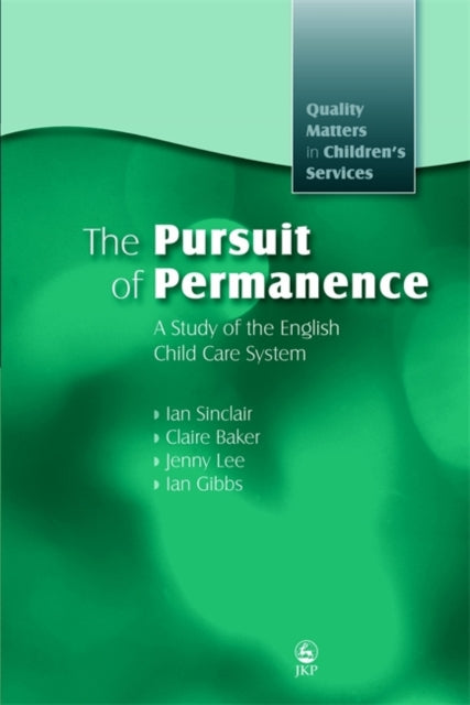 Book cover of: Pursuit of Permanence. By: Ian Sinclair