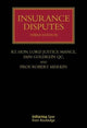 Book cover of: Insurance Disputes. By: Jonathan Mance