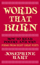 Book cover of: Words That Burn. By: Josephine Hart