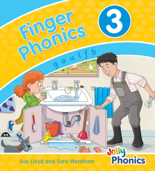 Book cover of: Finger Phonics Book 3. By: Sara Wernham