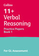 Book cover of: 11+ Verbal Reasoning Practice Papers Book 1. By: Alison Primrose