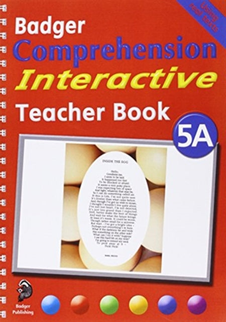 Book cover of: Badger Comprehension Interactive KS2: Teacher Book 5A
