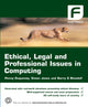 Book cover of: Ethical, Legal and Professional Issues in Computing. By: Penny Duquenoy