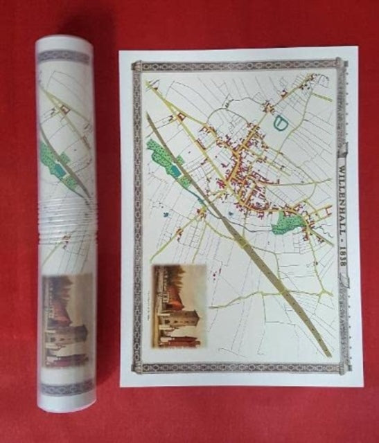 Book cover of: Willenhall 1838 - Old Map Supplied in a Clear Two Part Screw Presentation Tube - Print Size 45cm x 32cm