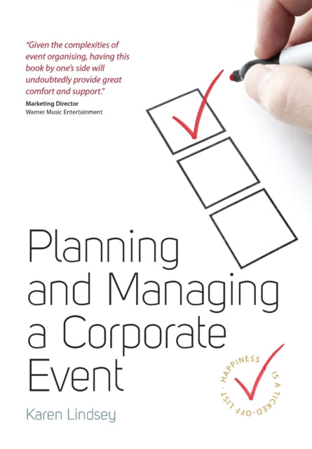 Book cover of: Planning and Managing a Corporate Event