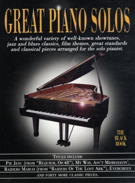 Book cover of: Great Piano Solos - The Black Book