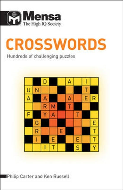 Book cover of: Mensa - Crossword Puzzles. By: Ken Russell