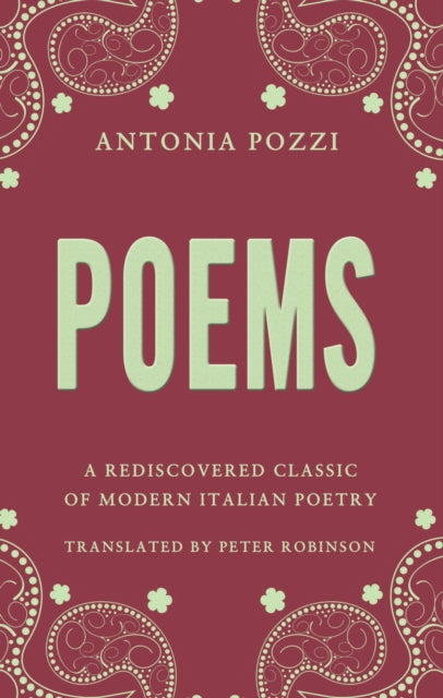 Book cover of: Poems. By: Antonia Pozzi