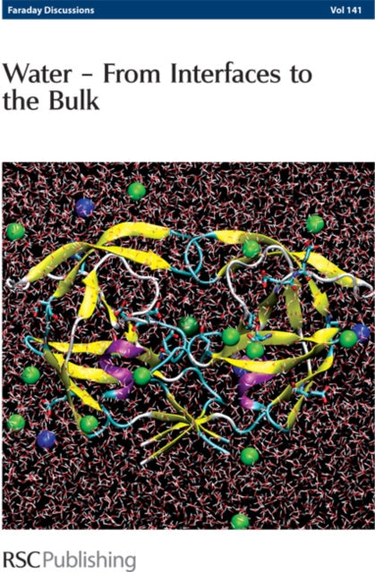 Book cover of: Water: From Interfaces to the Bulk. By: Colin Bain