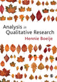 Book cover of: Analysis in Qualitative Research. By: Hennie Boeije