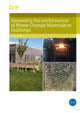 Book cover of: Assessing the Performance of Phase Change Materials in Buildings. By: Corinne Williams