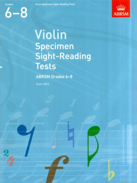 Book cover of: Violin Specimen Sight-Reading Tests, ABRSM Grades 6-8