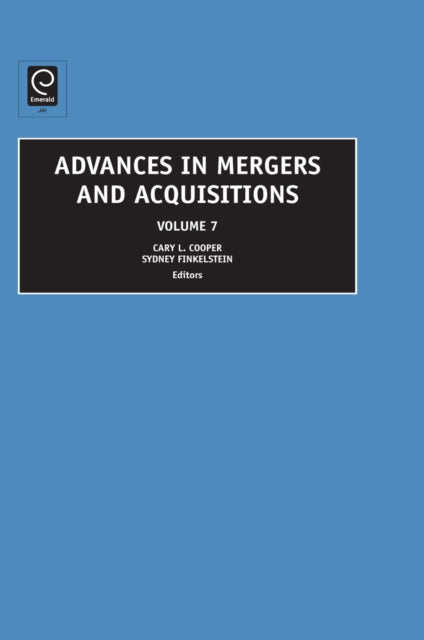 Book cover of: Advances in Mergers and Acquisitions