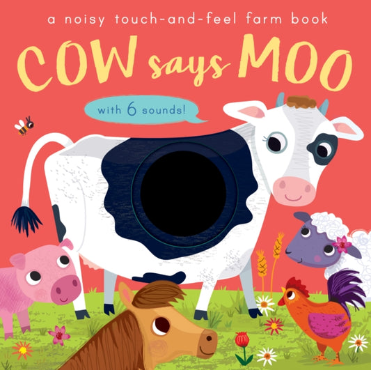 Book cover of: Cow Says Moo. By: Amanda Enright