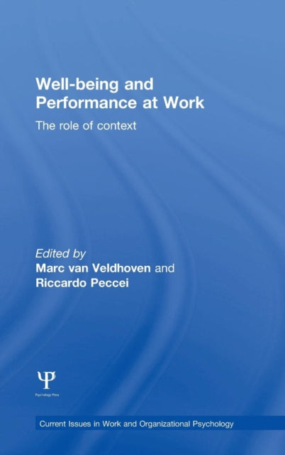 Well-being and Performance at Work