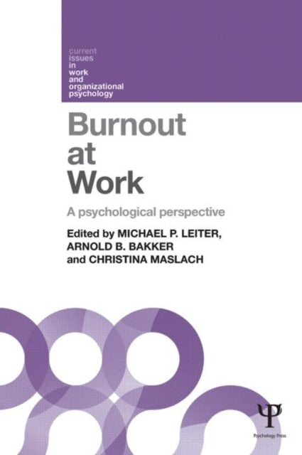 Book cover of: Burnout at Work. By: Michael P. Leiter