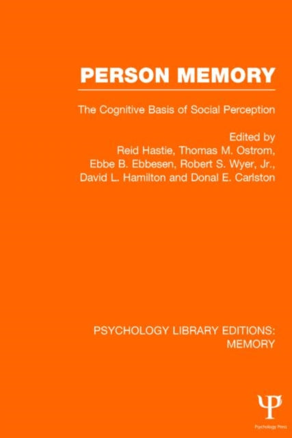 Book cover of: Person Memory (PLE: Memory). By: Reid Hastie