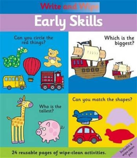 Book cover of: Write & Wipe Early Skills