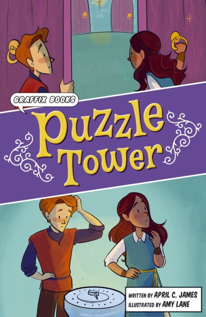 Book cover of: Puzzle Tower. By: April C. James; Amy Lane