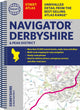 Book cover of: Philip's Navigator Street Atlas Derbyshire and the Peak District. By: Philip's Maps