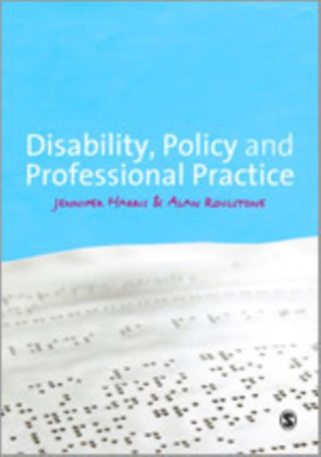 Book cover of: Disability, Policy and Professional Practice