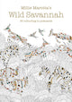 Book cover of: Millie Marotta's Wild Savannah Postcard Book
