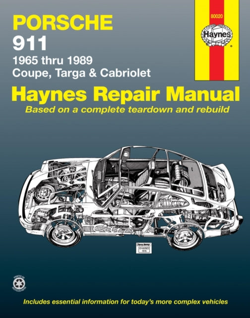 Book cover of: Porsche 911 (1965-1989) for Coupe, Targa & Cabriolet Haynes Repair Manual (USA)
