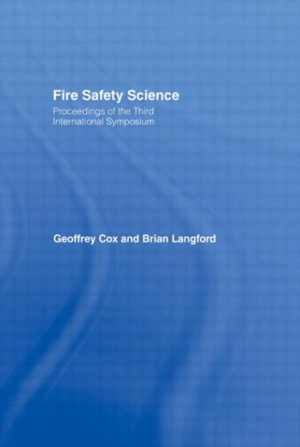 Book cover of: Fire Safety Science. By: G. Cox