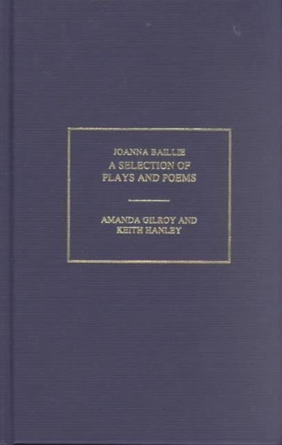 Book cover of: Joanna Baillie