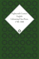 Book cover of: Eighteenth-Century English Labouring-Class Poets. By: John Goodridge